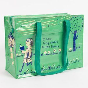 Library Reusable Grocery Bag with Zipper